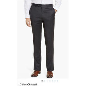 NWOT Peter Millar Dress Pants Size 38/39 Wool Blend Charcoal